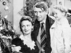 James Stewart and Donna Reed as George and Mary Bailey